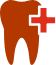 Tooth with a medical cross icon